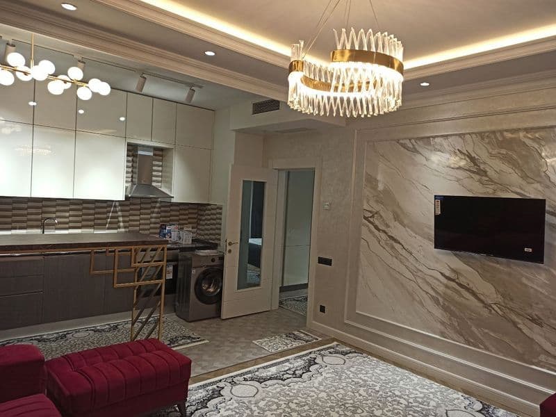 Аренда в ЖК Istanbul city<br />
2х комн студия зал+кухня<br 