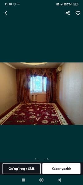 Qizlarga kvartira bor. Yunusobod 19 daha da. Lokatsiya tasha