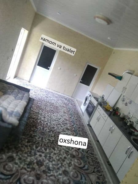 Xovli 4sotix. Xona soni 1ta. Oshxona razmeri 6x4. Oshxona ty