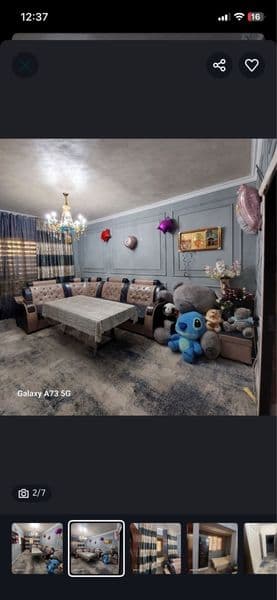 Bez makler arendaga kvartira 3xonali 4xona disayam boladi 1e