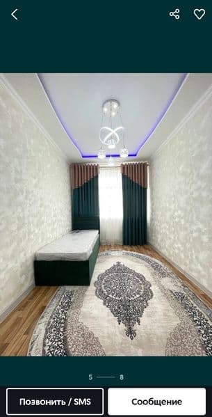 Учтепа туманида жойлашган шинам ва тоза квартира арендага бе — фото 5