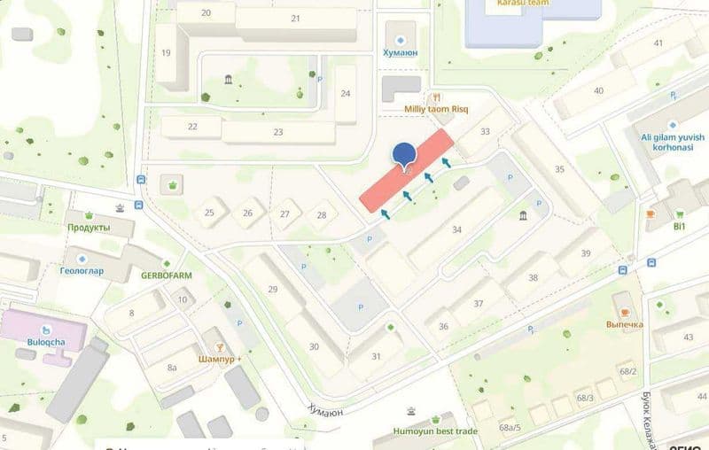 Аренда 1-комнатная квартира, Хумаюн, ориентир: GERBOFARM<br  — фото 3