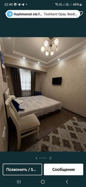 Сергели 9 худуд новастройкада 2 хонали евро квартира арендаг — фото 4