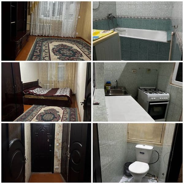 Ijaraga beriladi <br />
2 xonli uy 3 xona qilingan <br />
Te