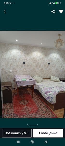 Сдается однокомнатная квартира,своя,переделанная в двух,один