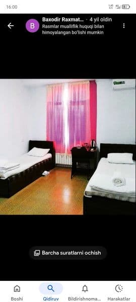 2xonaliy kvartira uzoq muddatga ijaraga beriladi, OʻzMU, Tos