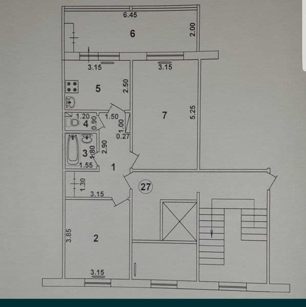 Сдается квартира в Яшнабадском районе Тузел-2 Ориентир; ЭКО 