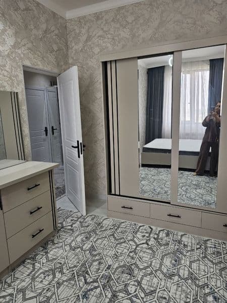 2 хона 3-хона килинган, евроремонт, мебель техника бор, узим — фото 3