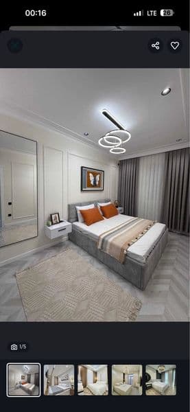 Сергели 4 мавзесида 3 хонали квартира оилага ижарага берилад