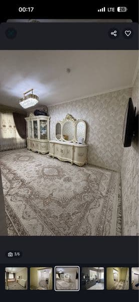 Сергели 4 мавзесида 3 хонали квартира оилага ижарага берилад — фото 3