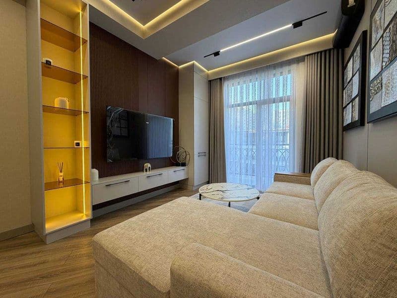 Сдается квартира с красивым ремонтом<br />
• Район: Мирза Ул