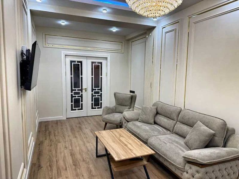 Район: Алмазарский <br />
Адрес:  ЖК Сагбон Nurafshon saroy<