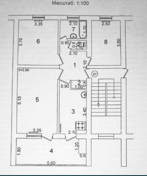 Сдается квартира в Яшнабадском районе Тузел-1, 3-х комнатная