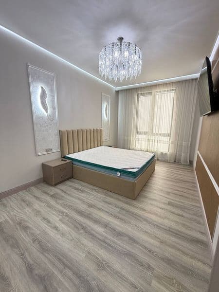 Адрес:Алмазар сити<br />
Комнаты:3<br />
Евроремонт,хамма на