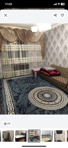 Здаецая 2 комнатная квартира массив куйлук 4 1 этаж  4 этажа