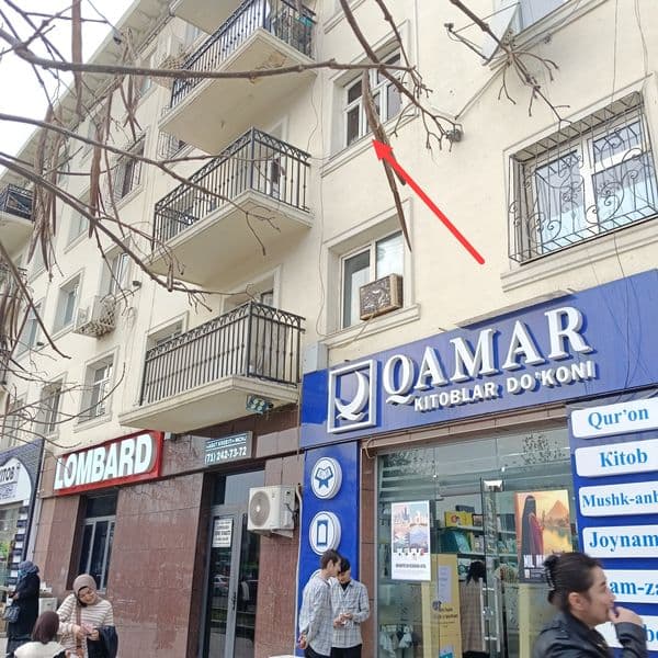 1 хонали квартира узок муддатга ижарага берилади. Чорсу бозо