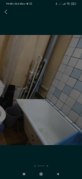 Сдам свою 1комнатную квартиру в бывшем общежитии,4этаж,4этаж — фото 3