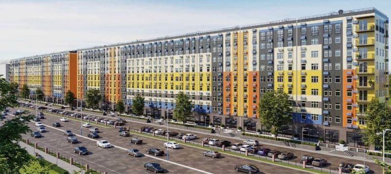 Паркентский Новостройка<br />
Golden House<br />
2 х комн<br