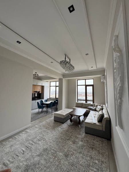 Новостройка Буюк Ипак Йули 2х Комнатная /9/10 евроремонт со  — фото 3