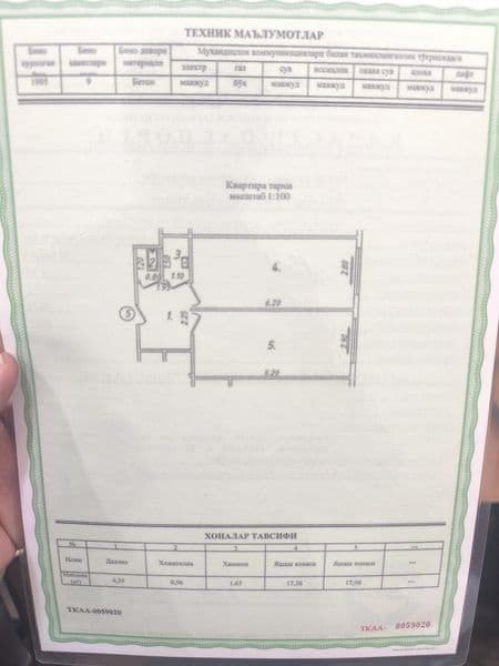 1-2 oyga Ijaraga beriladi 2xona 42kv. m maydonda Holati shu  — фото 4