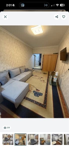 Сдается Своя квартира на сергели 5. Дом галерейного типа 40м — фото 4