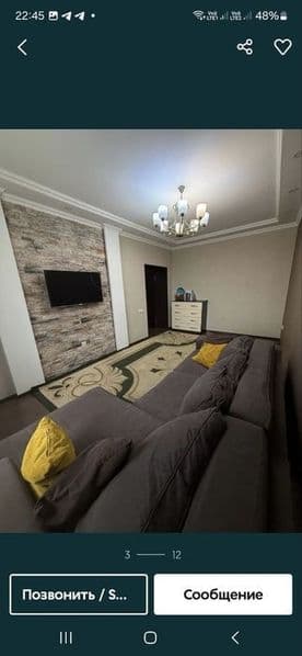 Сергели 9 худуд новастройкада 2 хонали евро квартира арендаг — фото 3