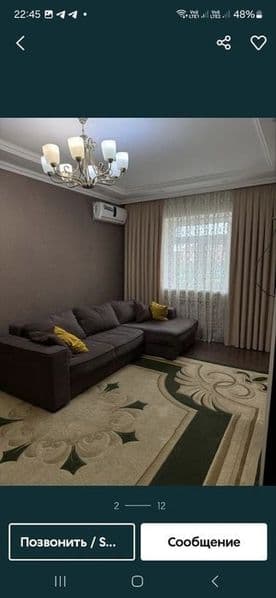 Сергели 9 худуд новастройкада 2 хонали евро квартира арендаг