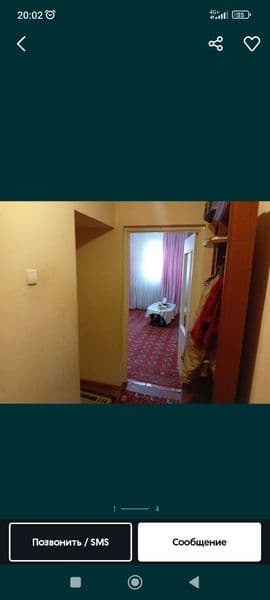 1 хона 2 этаж қорақамиш 2/4 да арендага нарсалари бор ўрта т — фото 2