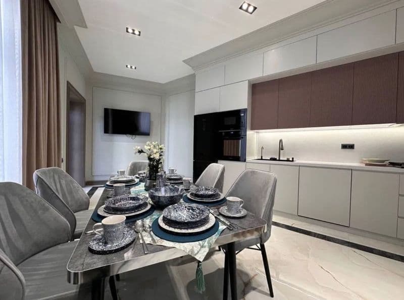 Ойбек метро Сдается 2х комнатная о впечатлительная новастрой — фото 4