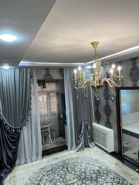 Чилонзор 8 квартал, 1хоналик 2 хона килинган, полный обстано