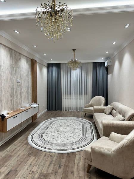 Паркентский <br />
Новостройка <br />
Комнат : 3<br />
Этаж: — фото 5