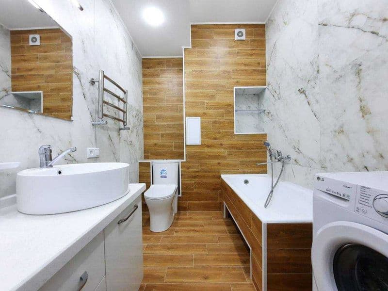 Сдается на Ойбеке в новостройке 1x комнатная переделанная в 