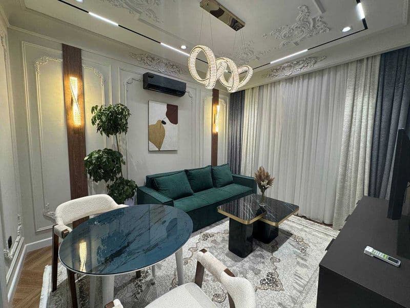 Жилой комплекс: НРЖ Ойбек<br />
Количество комнат: 2<br />
Э