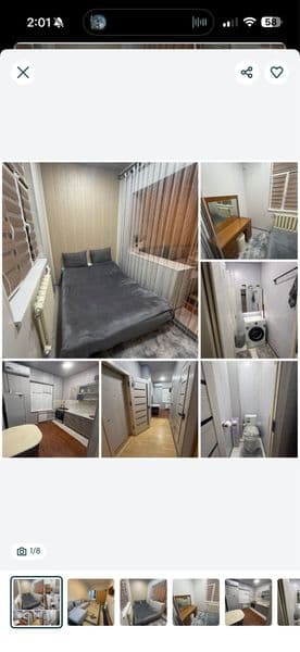 Сдается Своя квартира на сергели 5. Дом галерейного типа 40м