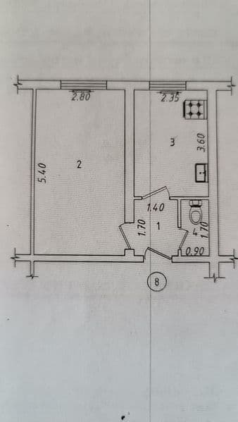 Круг Актепа. 1 комнатная Шайхантахурский район. Аренда+комун — фото 4