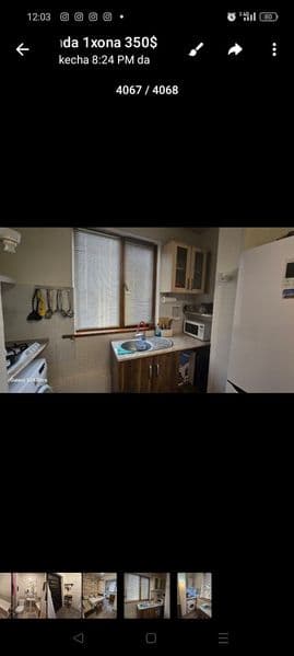 3tayogit yosh oila bolasiz 1xona 5etaj 9etaj 450$ 400$ harak — фото 3