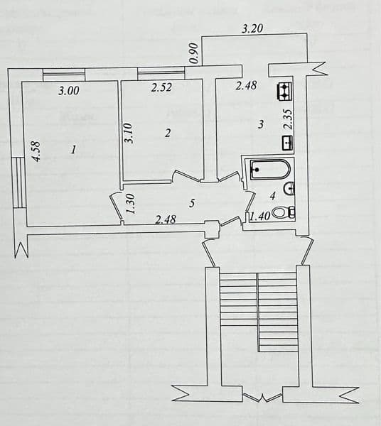 Метро Буюк Ипак Йули енида Ижарага 2 хоналик хонадон ремонти