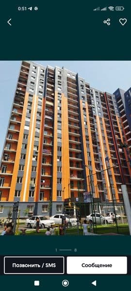 Мусаффо Маскан ЖКда 1 хоналик янги хали  хечким яшамаган  кв