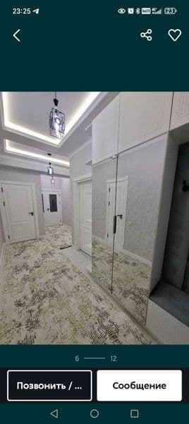 3 хонали уй ижарага берилади оилага барча кулайликларга ега