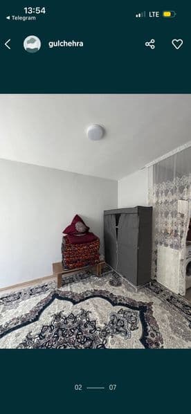 Одна комнатная галарейка  квартира. бывшее Общежитие . Мирзо — фото 2