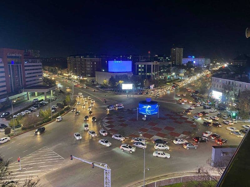 Mirabad District, right at the Aybek street roundabout, oppo