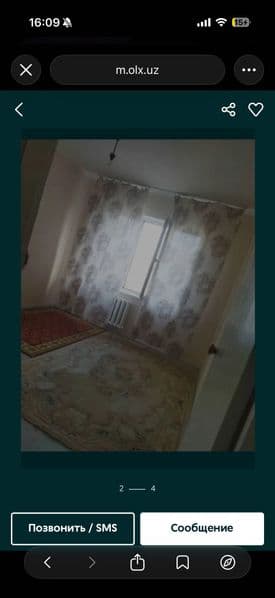 Сдам свою 2комнатную квартиру в бывшем общежитии, 4 этаж 4 э — фото 2