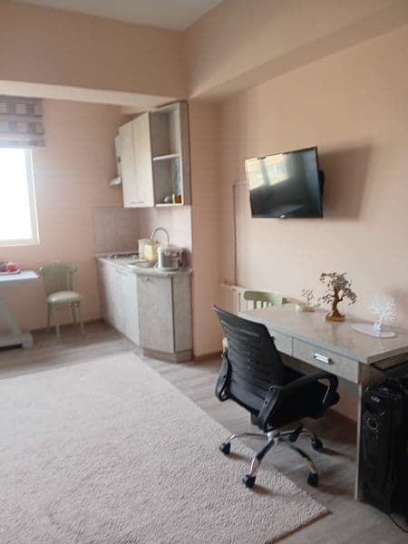 1 комнатная студия, с ремонтом, с мебелью, с техникой, телев — фото 5