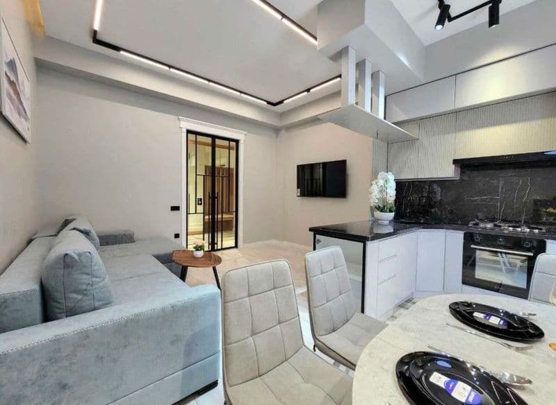 Алайски ц-4 Аренда д новастройка красивая 2 комнт — фото 2