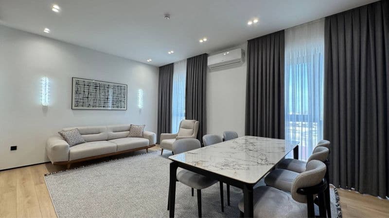 2-комнатная квартира площадью 60 кв.м с функциональной плани