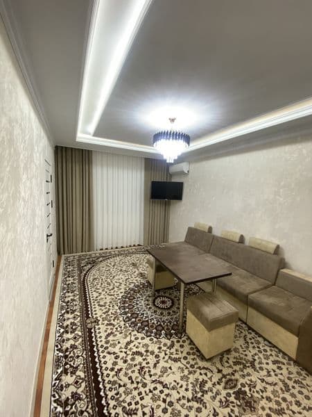 Квартирада кондиционер,телевизор, холодильник, стиральная ма